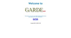 Desktop Screenshot of garde.com